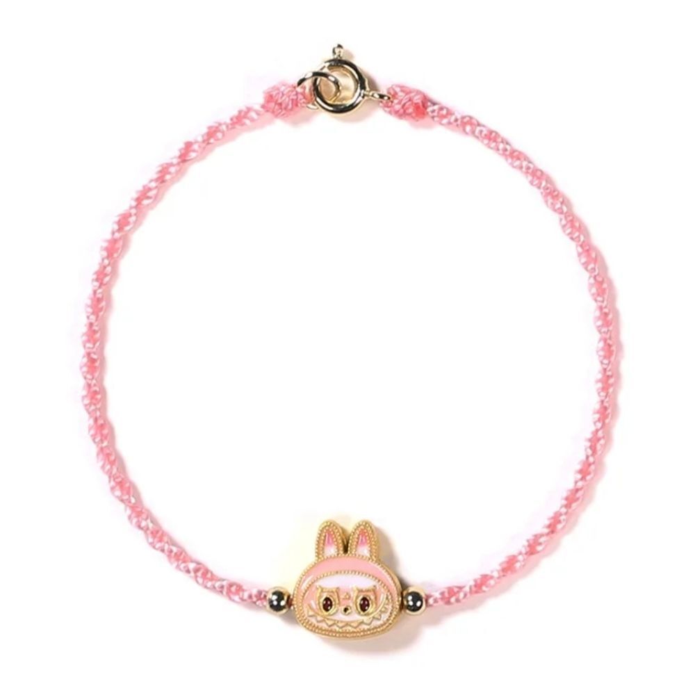 The Monsters Labubu Pink Head Bracelet